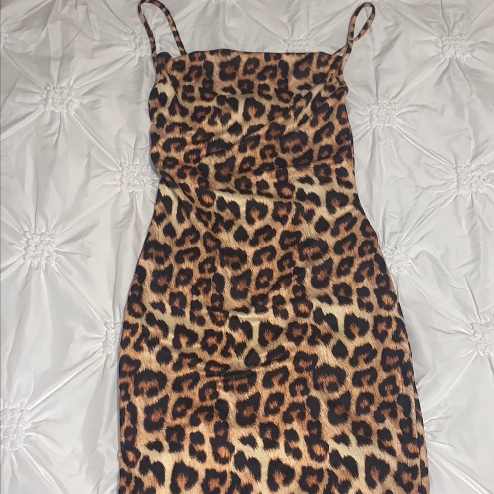 Leopard print dress